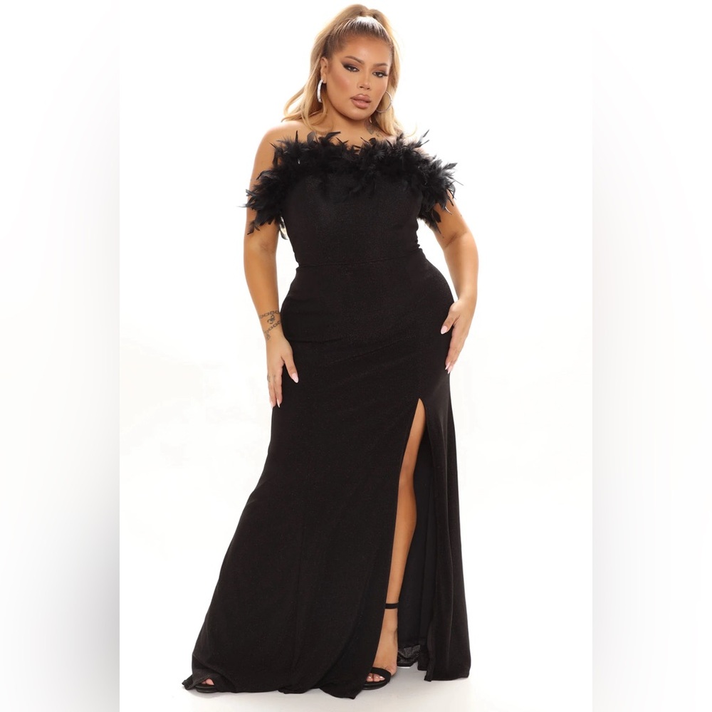 Fashion Nova Glammed Out Maxi Dress Size 1X